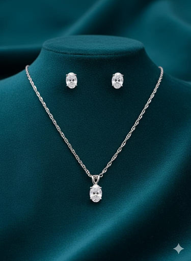 925 Silver Moonlight Pendant Set
